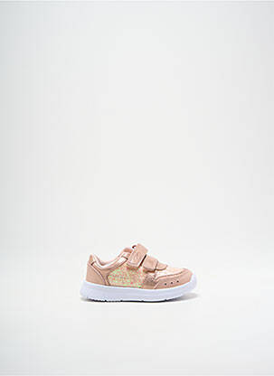 Bėgimo bateliai šnervių uždarymas apvalus mygtukas rožinė CLARKS mergina