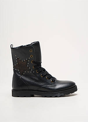 Batai/botai užtrauktukas ir raišteliai apvalus mygtukas juodas SHOESME mergina