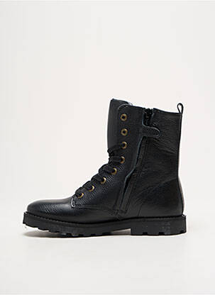 Batai/botai užtrauktukas ir raišteliai apvalus mygtukas juodas SHOESME mergina