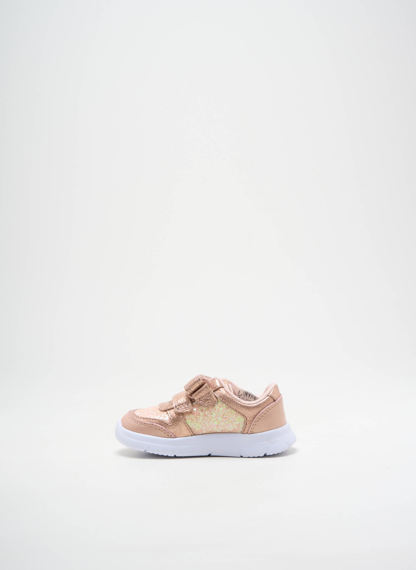 Bėgimo bateliai šnervių uždarymas apvalus mygtukas rožinė CLARKS mergina