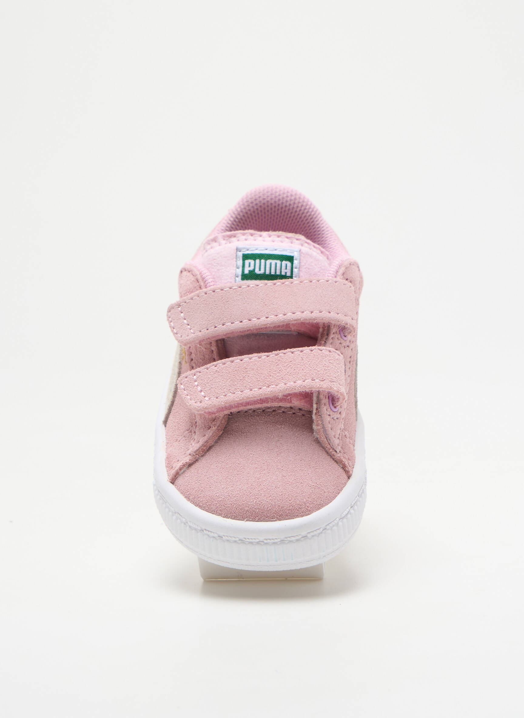Bėgimo bateliai šnervių uždarymas apvalus mygtukas rožinė PUMA mergina
