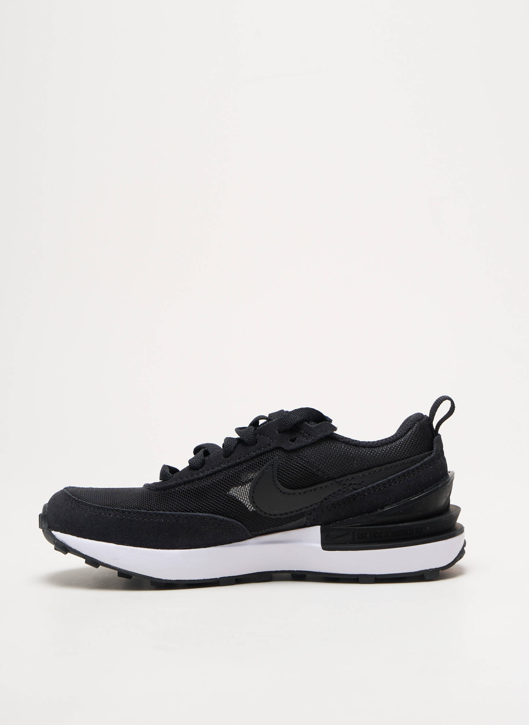 Bėgimo bateliai šnervių uždarymas juodas NIKE vaikas