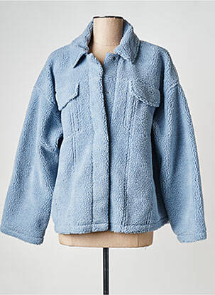 Striukė col v mėlyna KNOWLEDGE COTTON APPAREL moteris