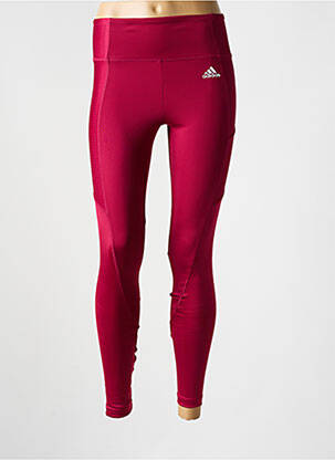 Legingas raudona ADIDAS moteris