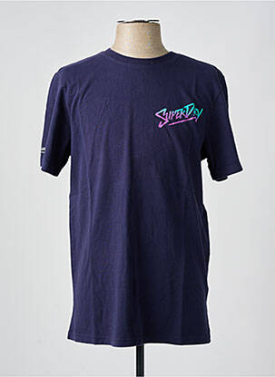 T-marškinys mėlyna SUPERDRY vyras