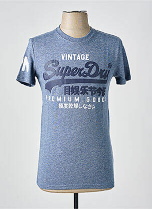 T-marškinys mėlyna SUPERDRY vyras