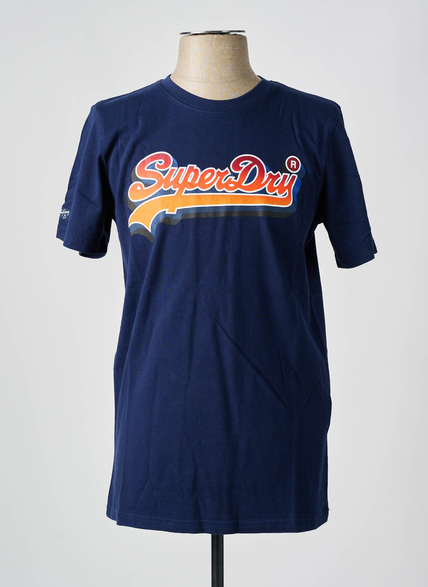 T-marškinys mėlyna SUPERDRY vyras