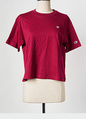 T-marškinys raudona CHAMPION moteris