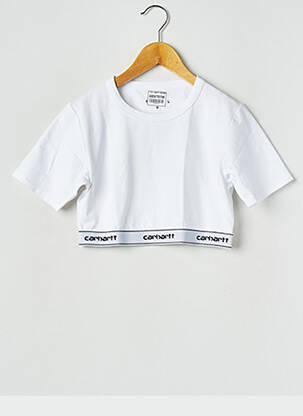 T-marškinys baltas CARHARTT moteris