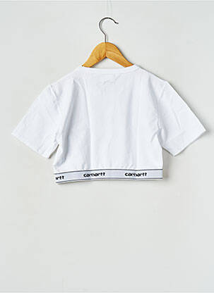 T-marškinys baltas CARHARTT moteris