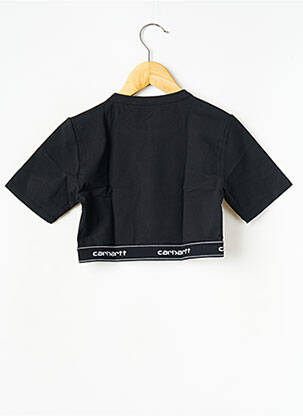 T-marškinys juodas CARHARTT moteris