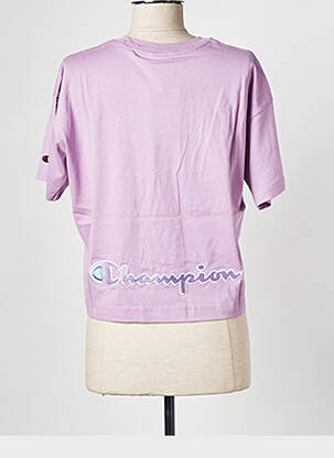 T-marškinys violetinis CHAMPION moteris