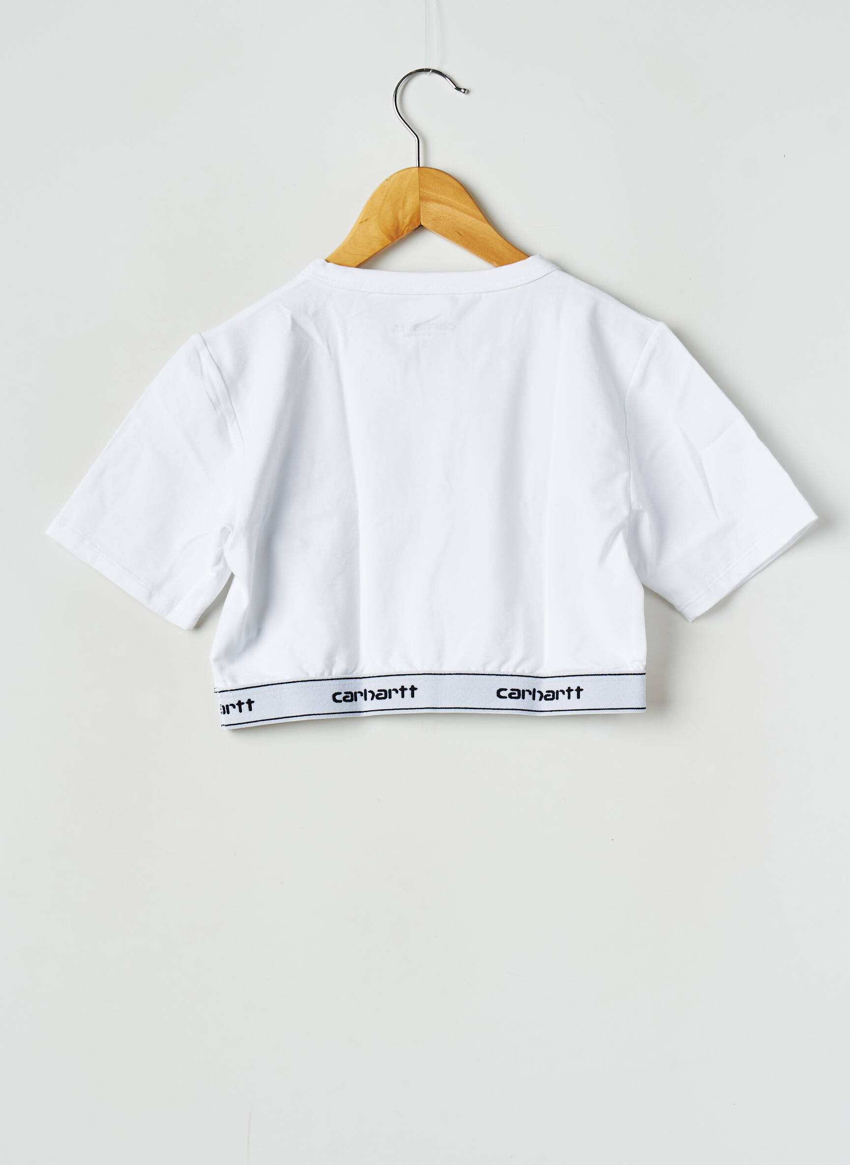 T-marškinys baltas CARHARTT moteris