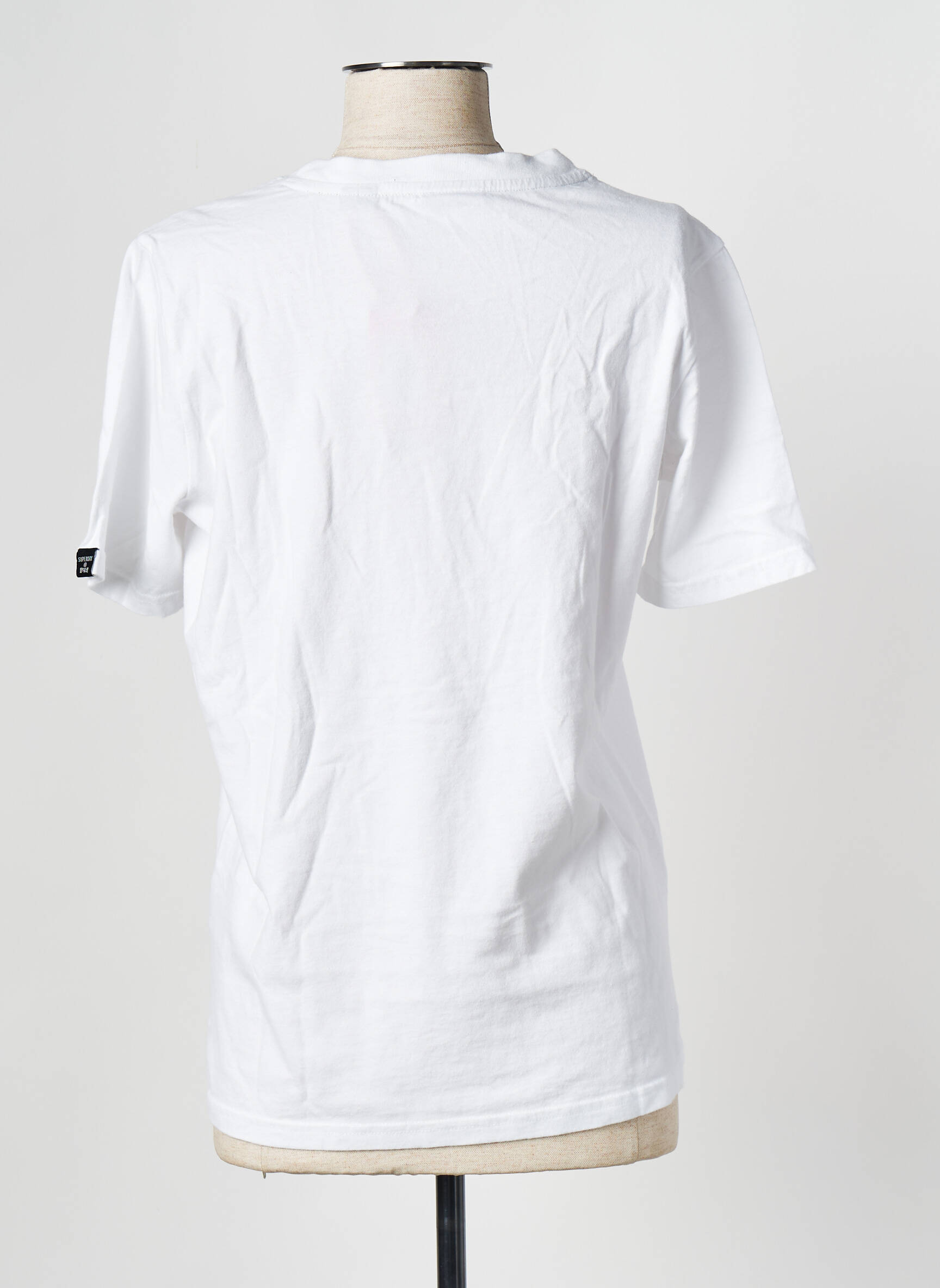 T-marškinys baltas SUPERDRY moteris