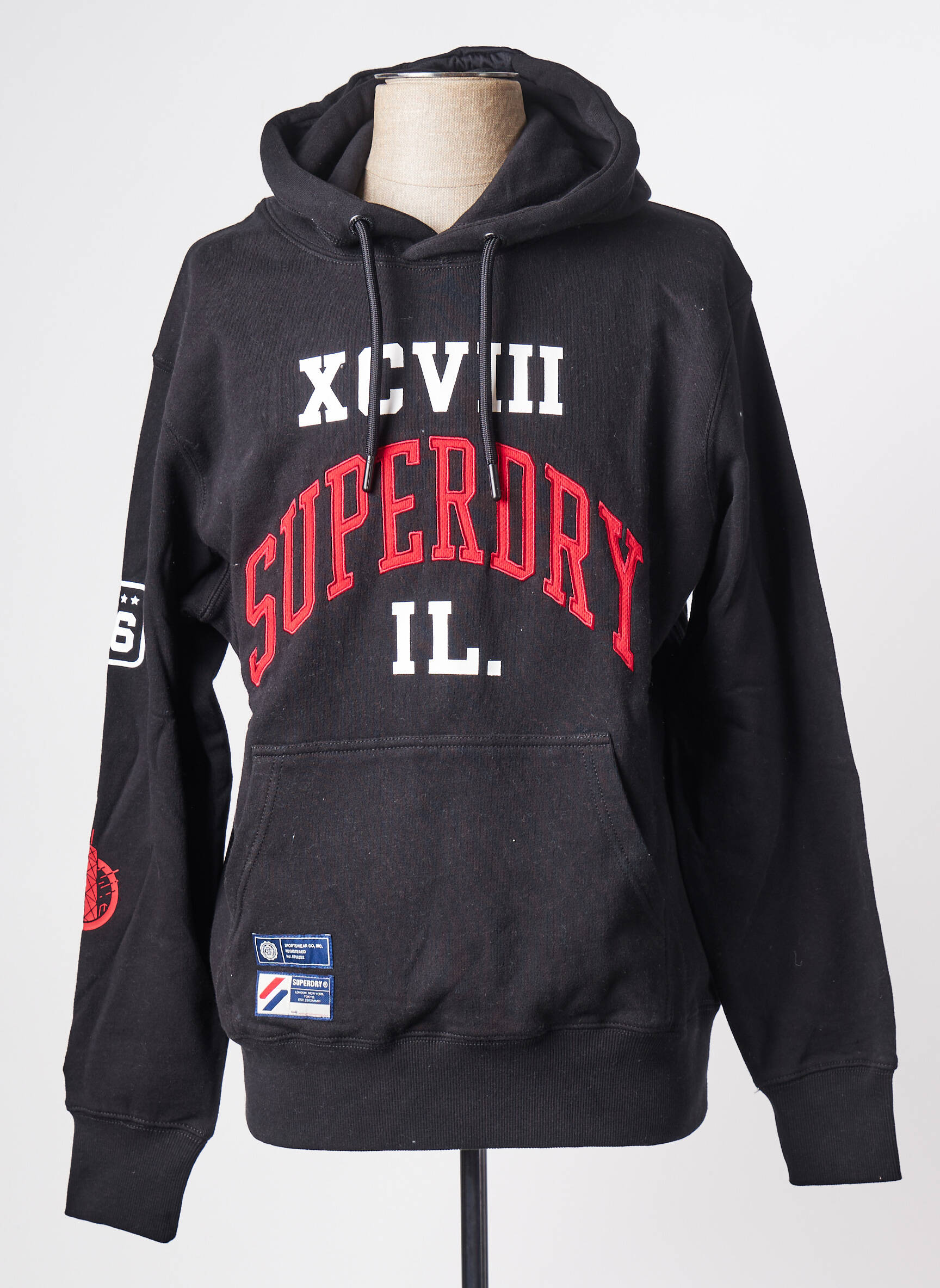 Mikroskopas juodas SUPERDRY vyras