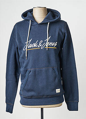Kapišonas apvalus kaklas mėlyna JACK & JONES vyras