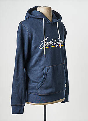 Kapišonas apvalus kaklas mėlyna JACK & JONES vyras