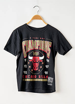 T-marškinys juodas MITCHELL & NESS vyras