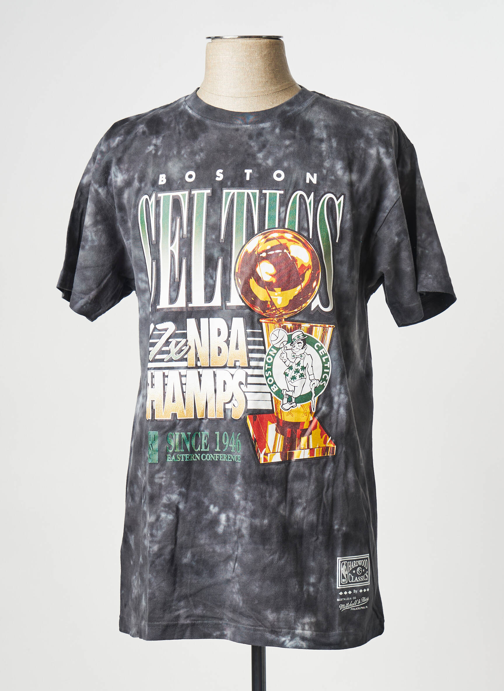 T-marškinys juodas MITCHELL & NESS vyras