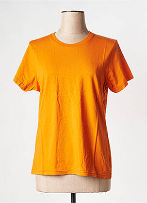 T-marškinys apvalus kaklas oranžinė COLORFUL STANDARD moteris