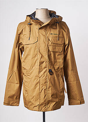 Apsauga nuo lietaus aukšta apykaklė rudas COLUMBIA vyras