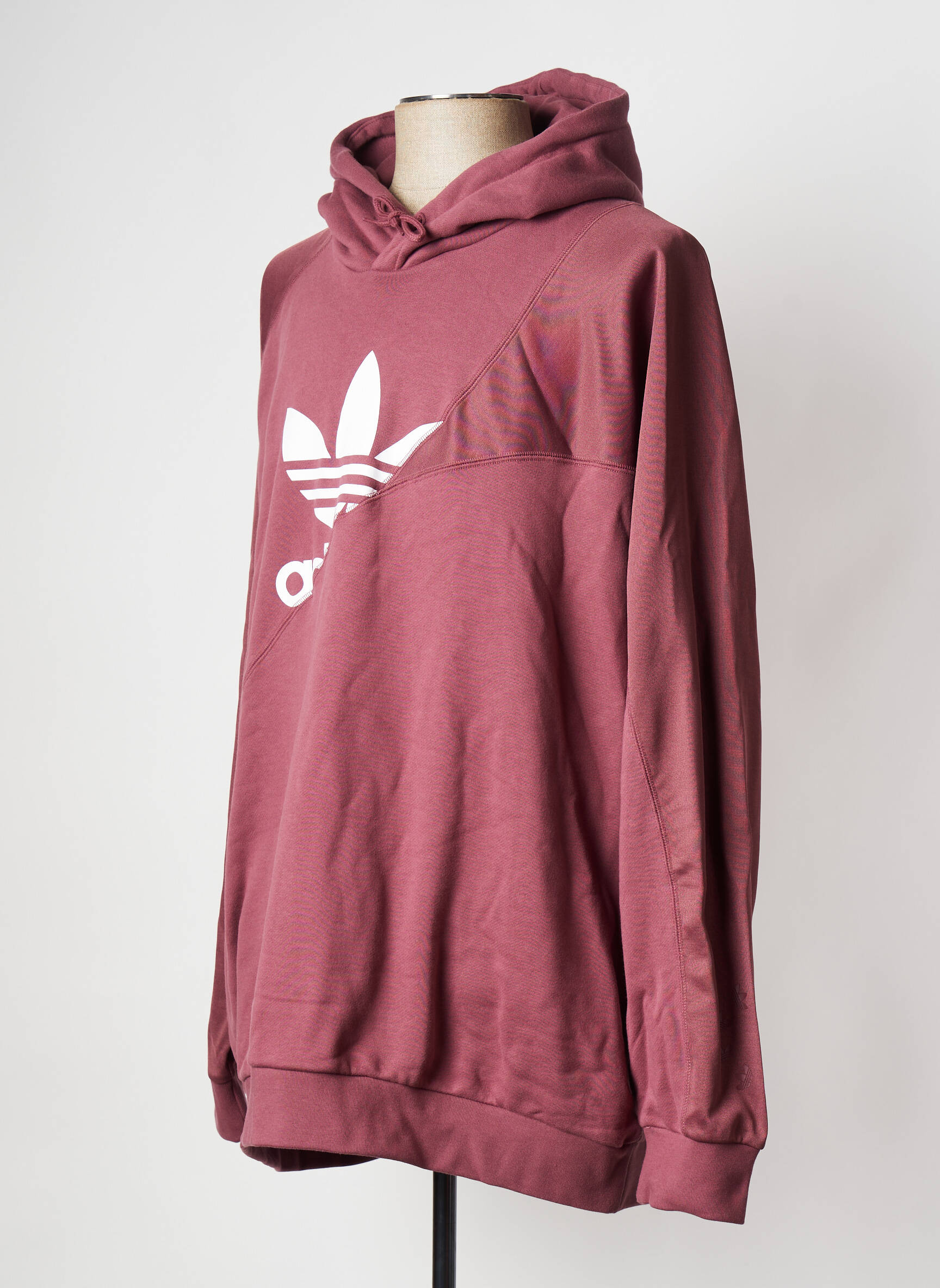 Kapišonas apvalus kaklas raudona ADIDAS vyras