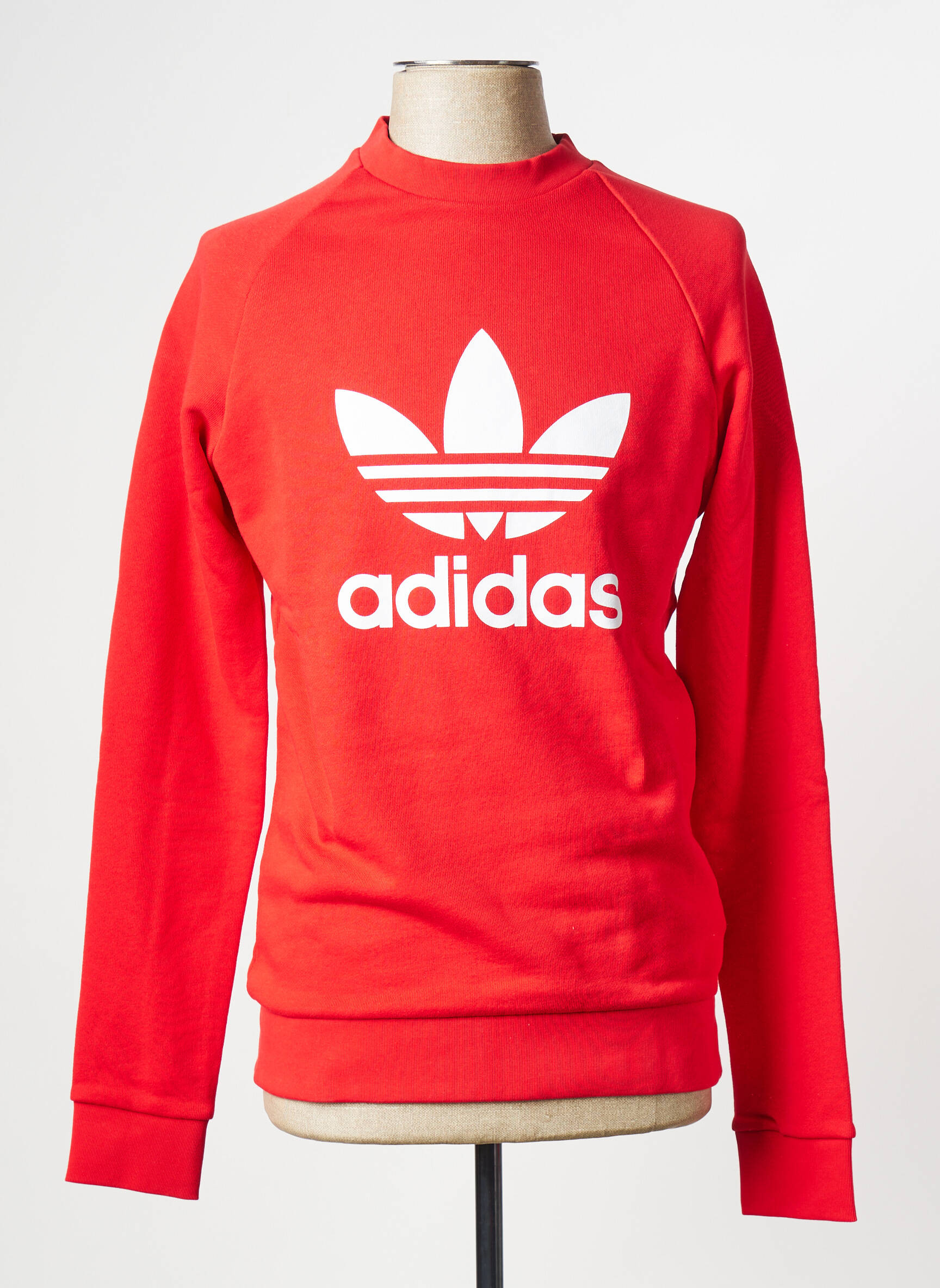 Mikroskopas apvalus kaklas raudona ADIDAS vyras