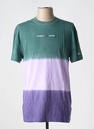 T-marškinys apvalus kaklas violetinis TOMMY HILFIGER vyras