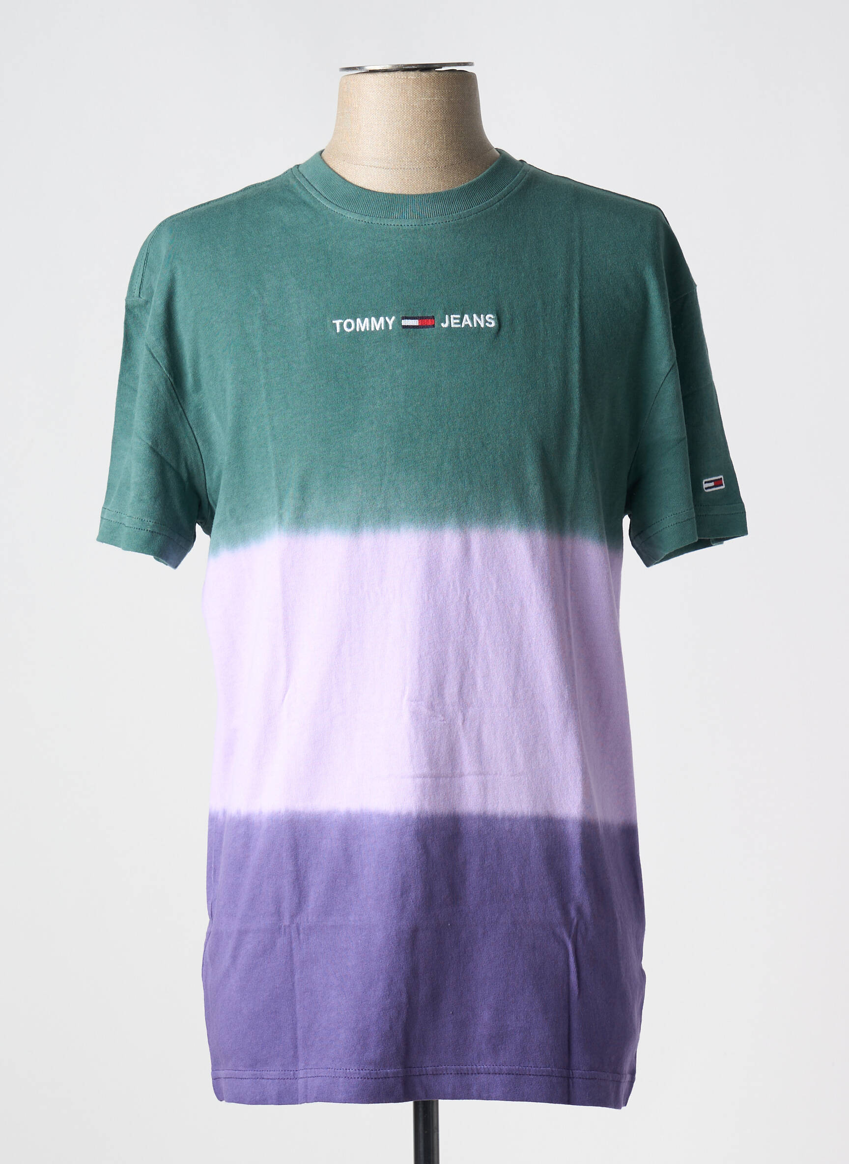 T-marškinys apvalus kaklas violetinis TOMMY HILFIGER vyras