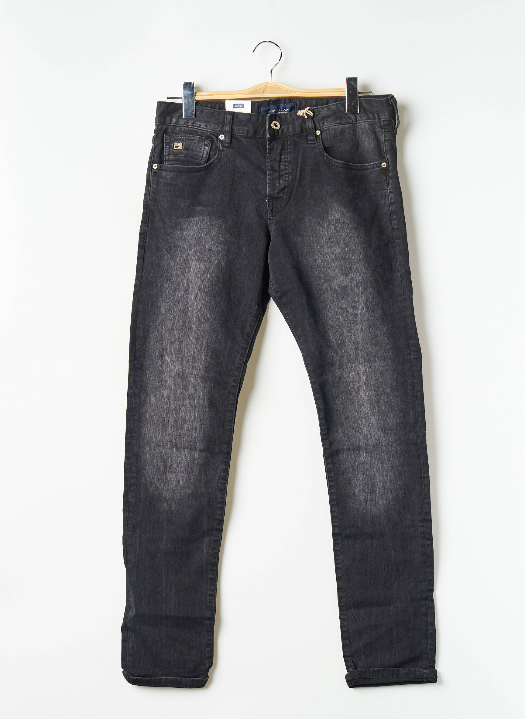 Lieknos džinsai juodas SCOTCH & SODA vyras