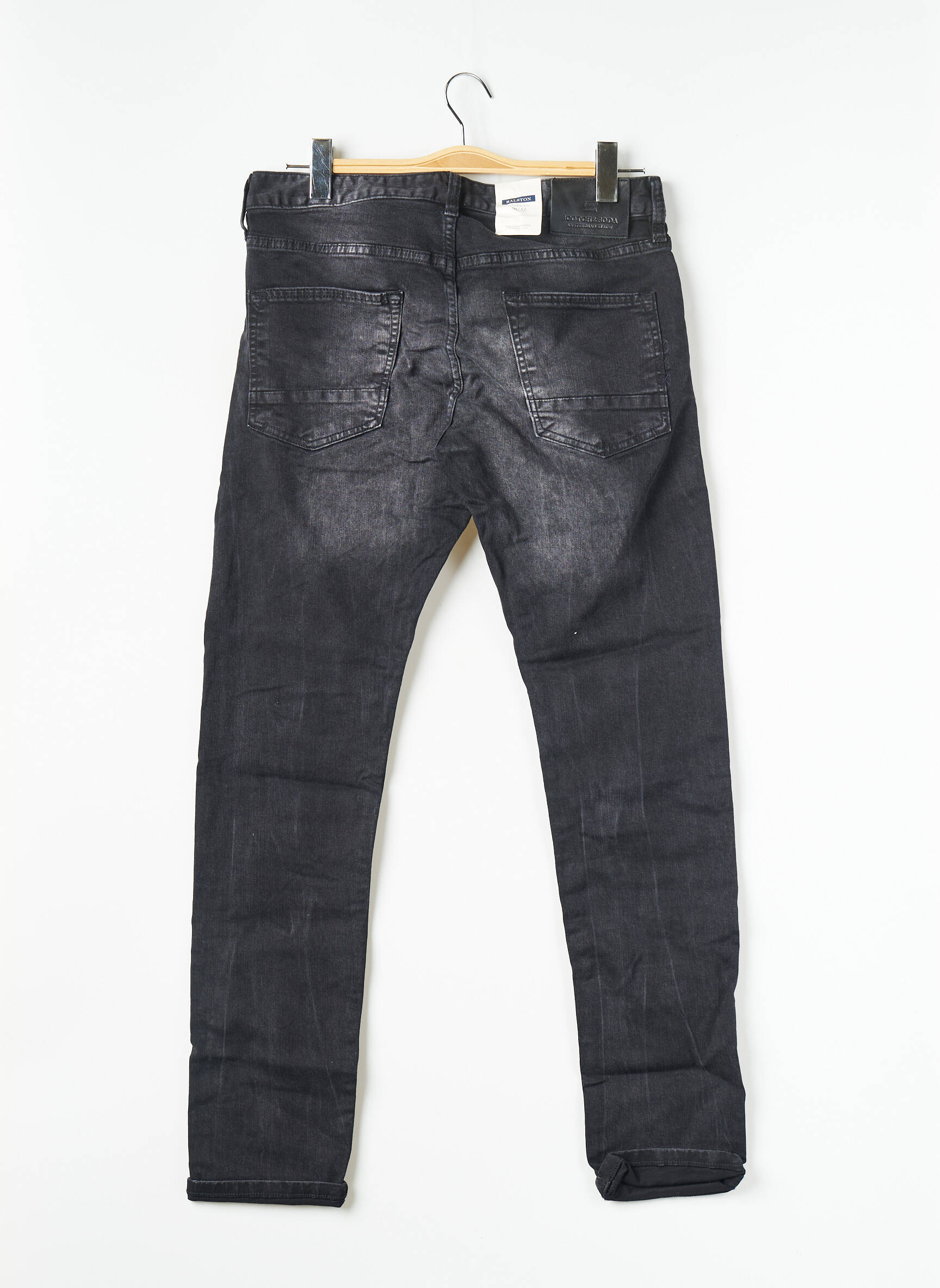 Lieknos džinsai juodas SCOTCH & SODA vyras