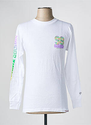 T-marškinys baltas DIAMOND SUPPLY CO vyras