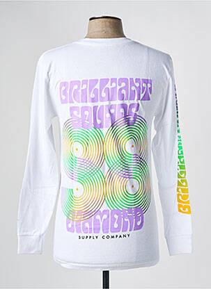 T-marškinys baltas DIAMOND SUPPLY CO vyras
