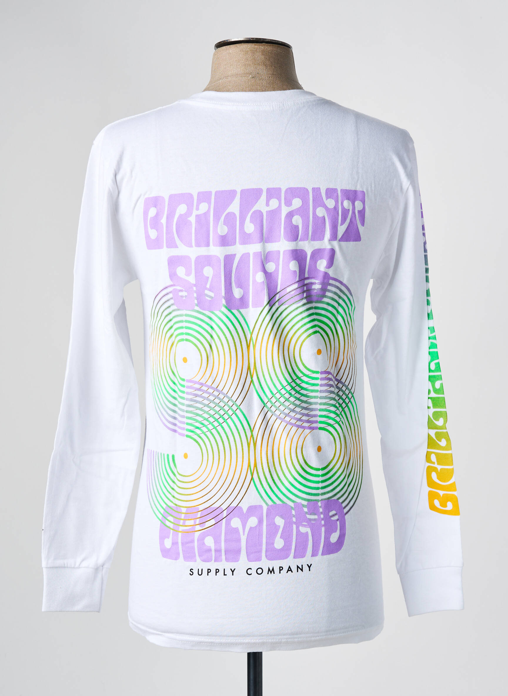 T-marškinys baltas DIAMOND SUPPLY CO vyras