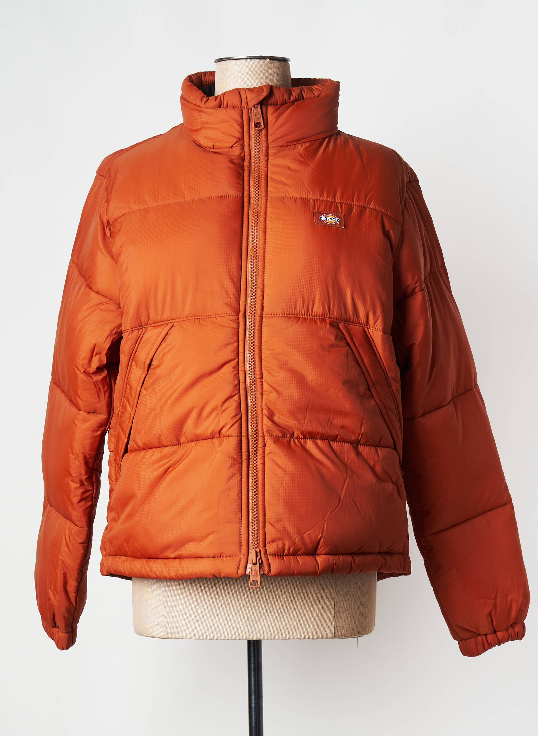 Pūkinė striukė aukšta apykaklė oranžinė DICKIES moteris