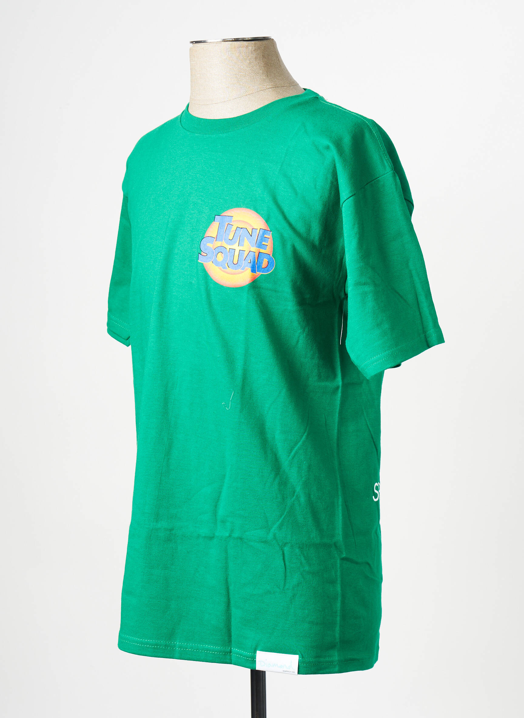 T-marškinys žalias DIAMOND SUPPLY CO vyras
