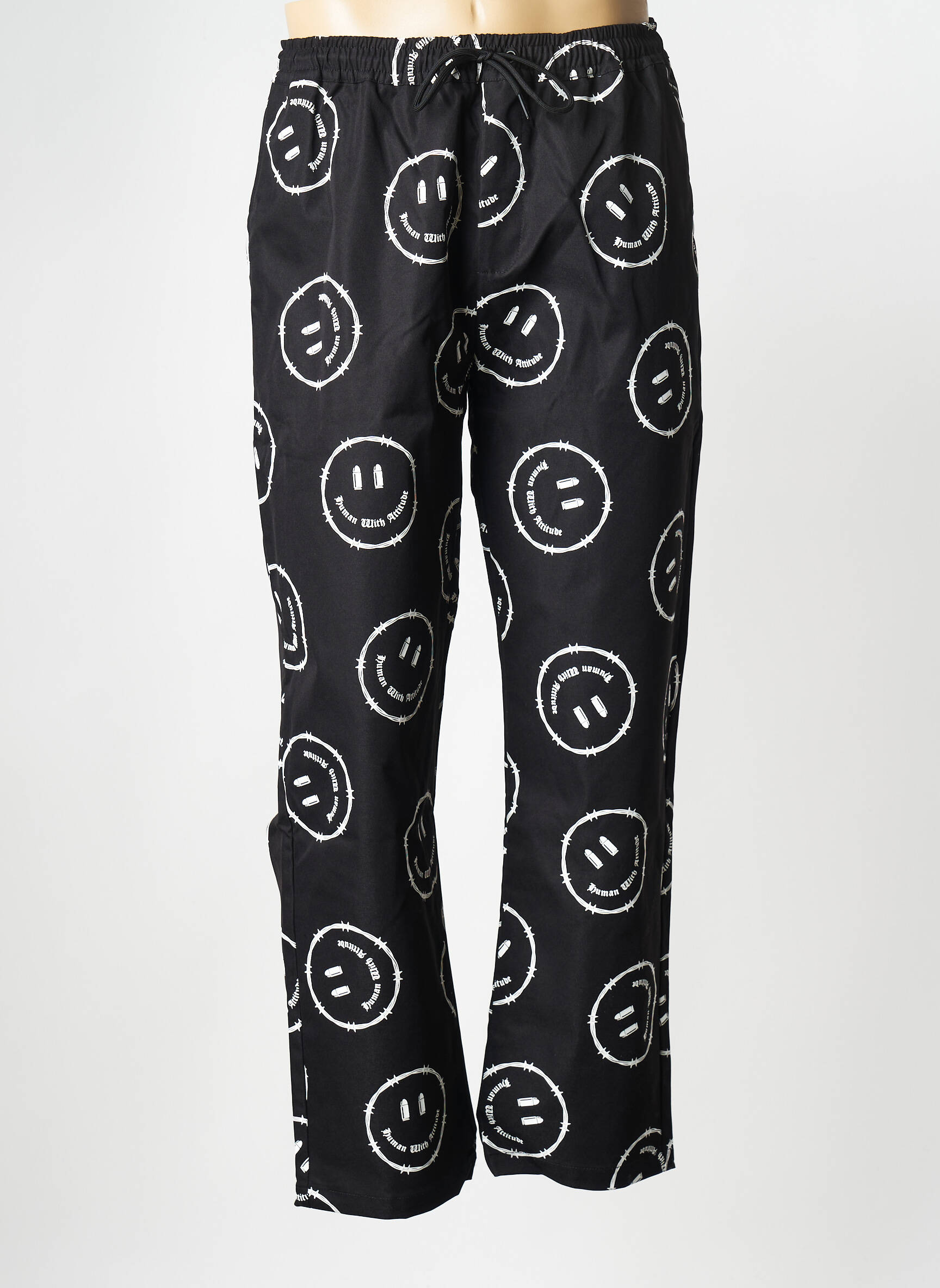 Joggins juodas HUMAN WITH ATTITUDE vyras