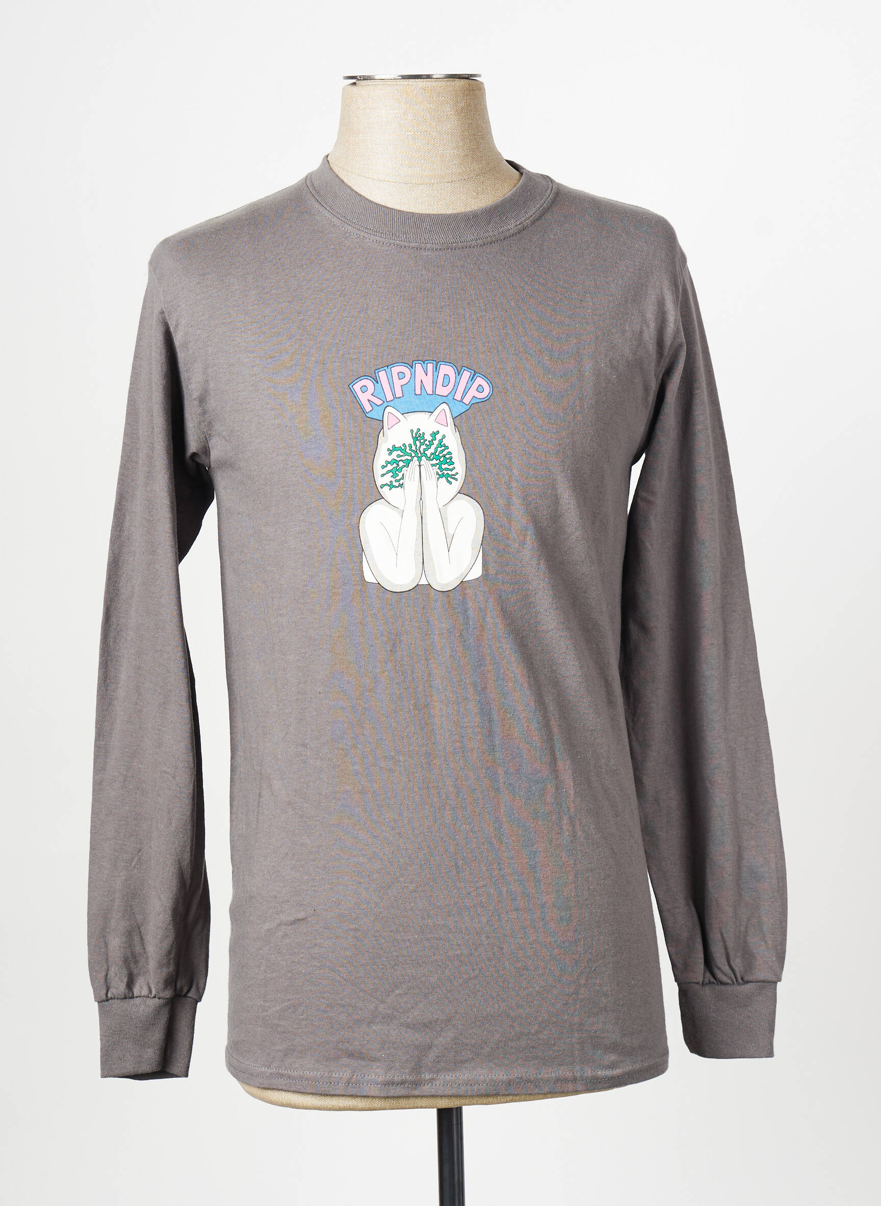 T-marškinys pilka RIPNDIP vyras