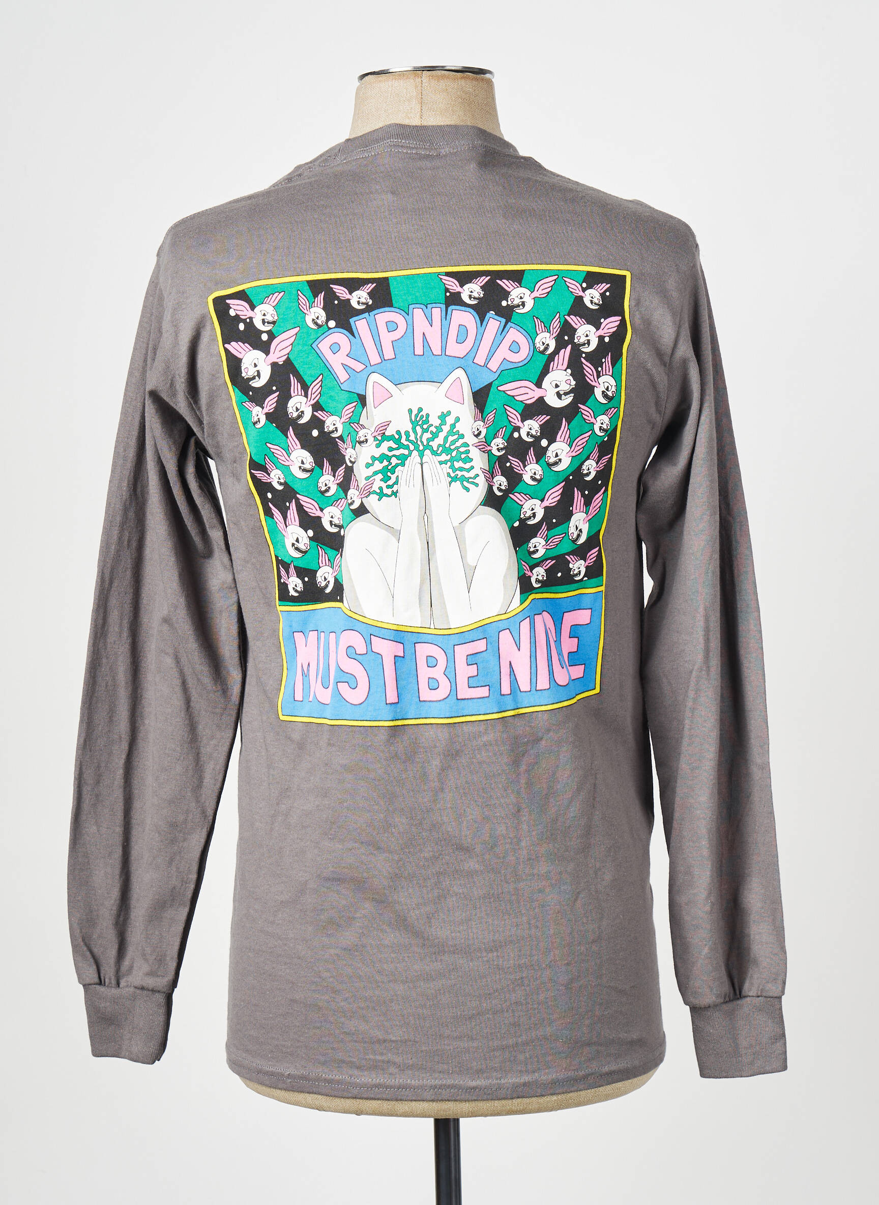T-marškinys pilka RIPNDIP vyras