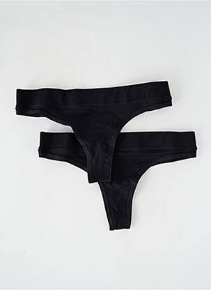 Tanga juodas ORGANIC BASICS moteris