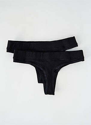 Tanga juodas ORGANIC BASICS moteris
