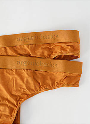 Tanga geltona ORGANIC BASICS moteris