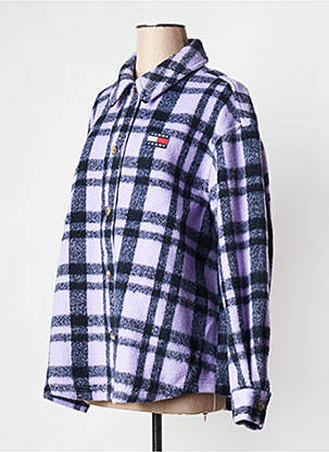 Moteriškas marškinys violetinis TOMMY HILFIGER moteris