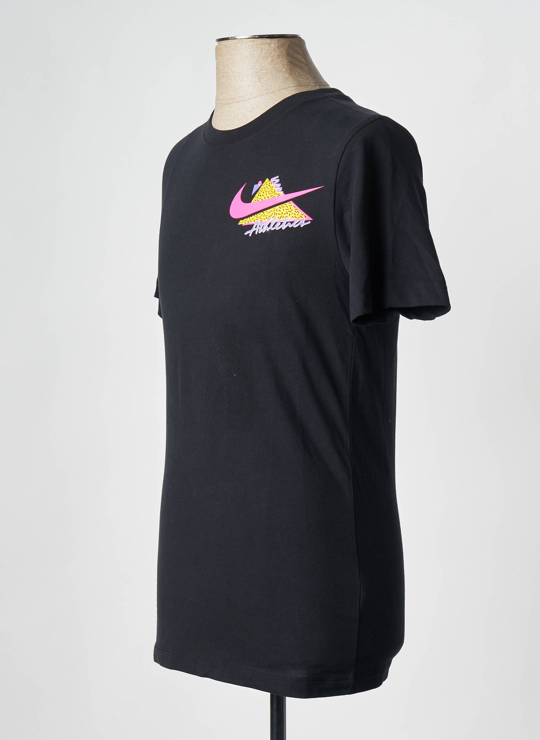 T-marškinys apvalus kaklas juodas NIKE vyras