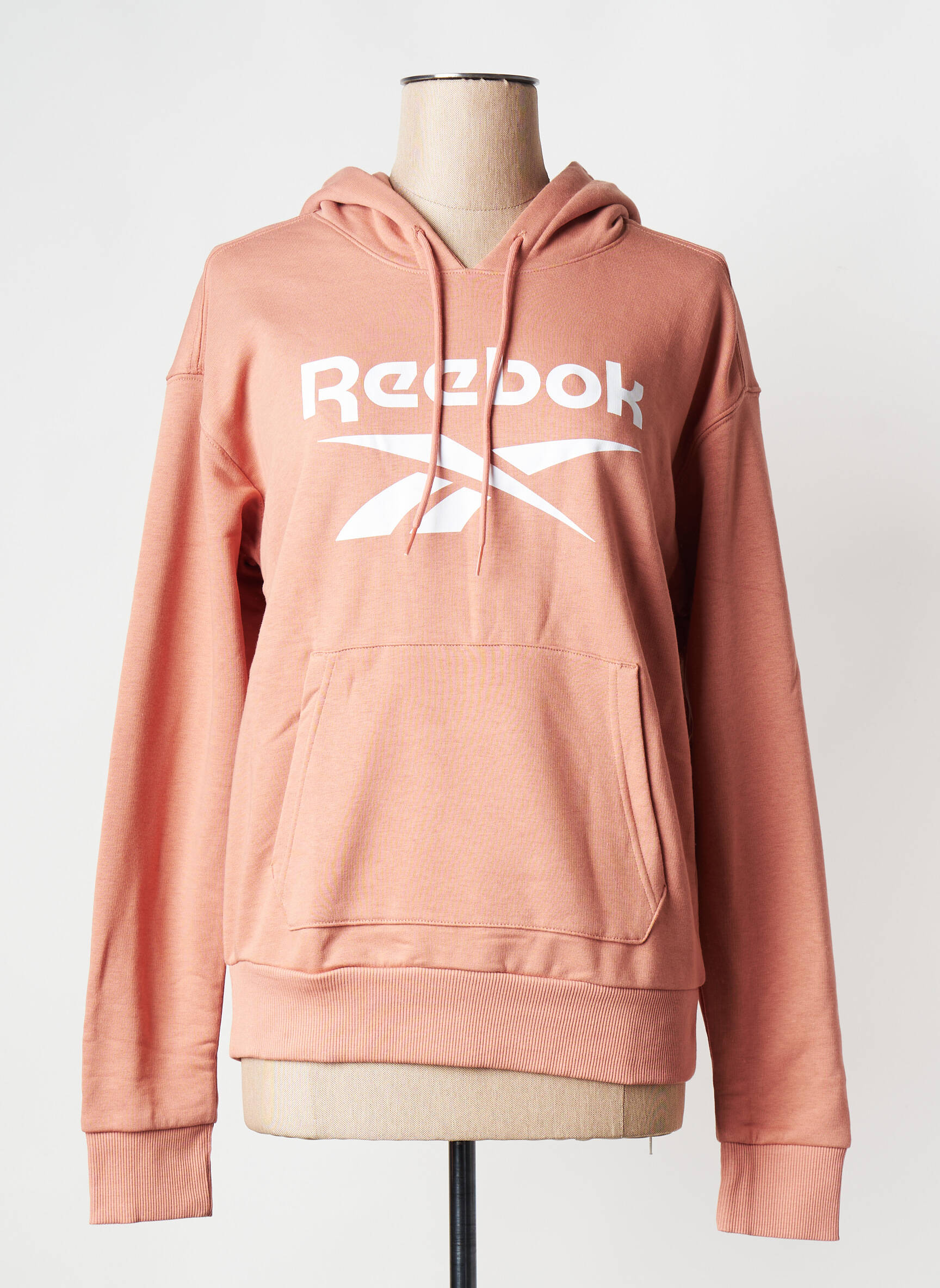 Kapišonas apvalus kaklas rožinė REEBOK moteris