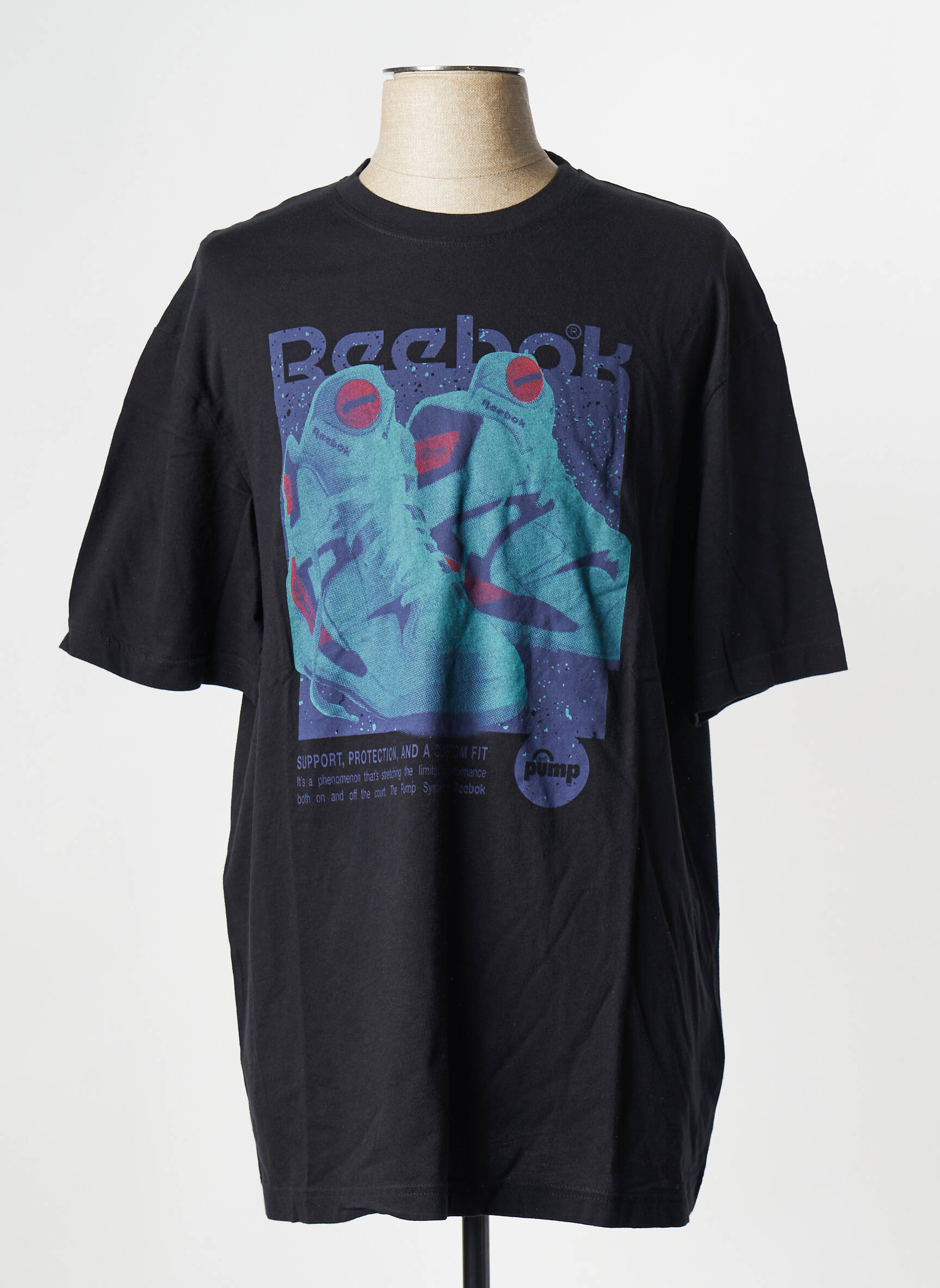 T-marškinys juodas REEBOK vyras