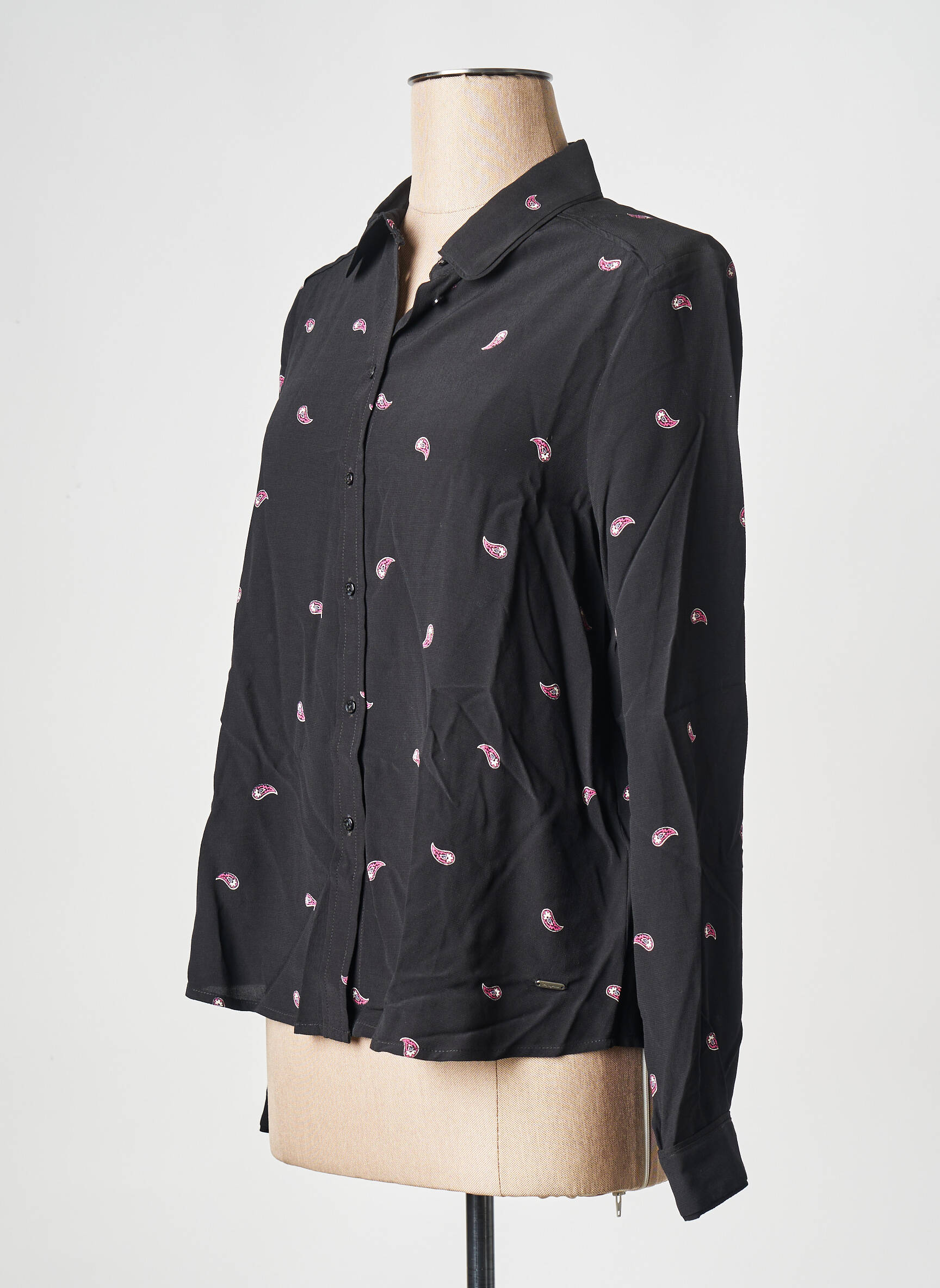 Moteriškas marškinys juodas PEPE JEANS moteris