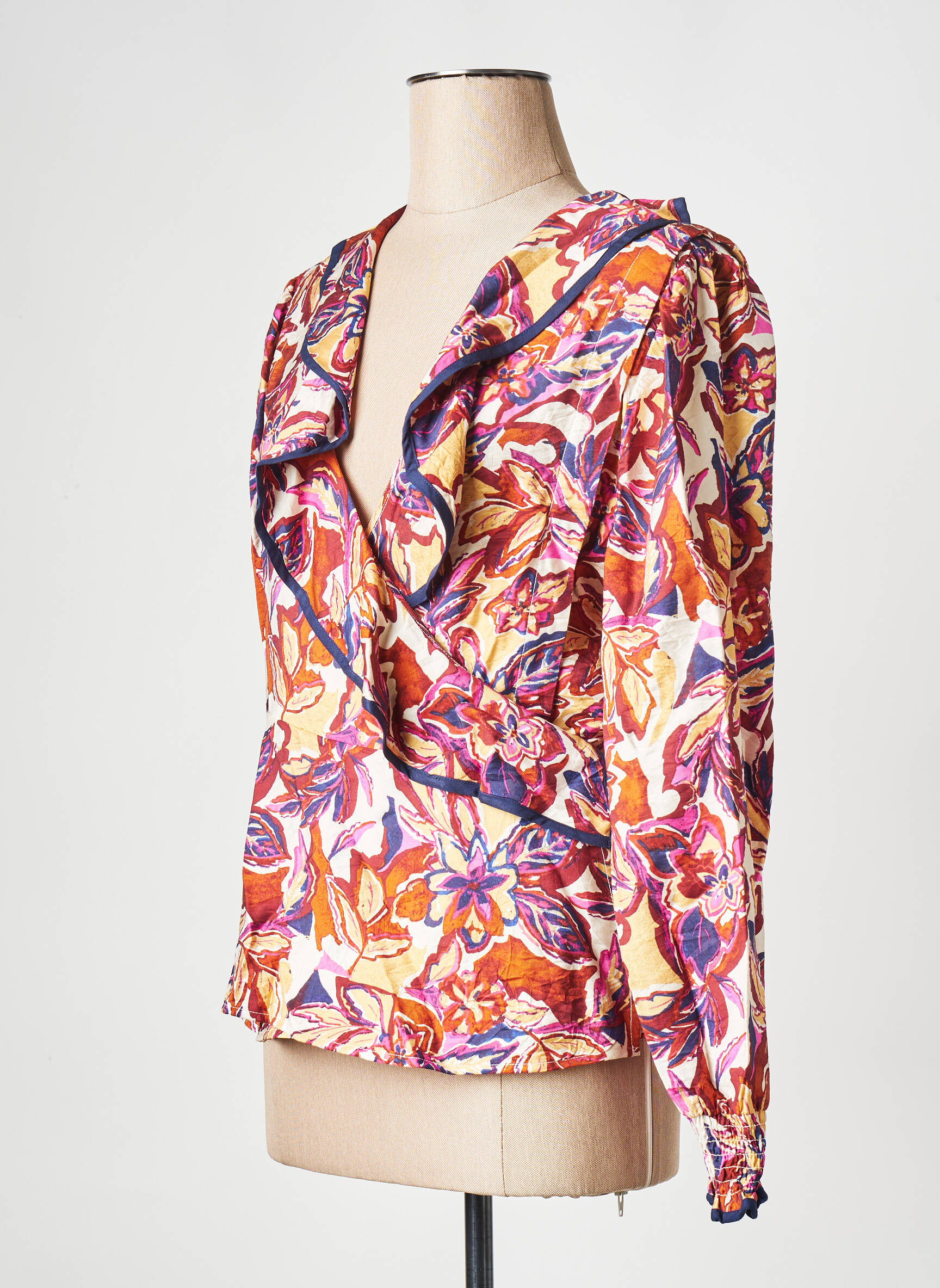 Viršūnė col v violetinis ATELIER REVE moteris