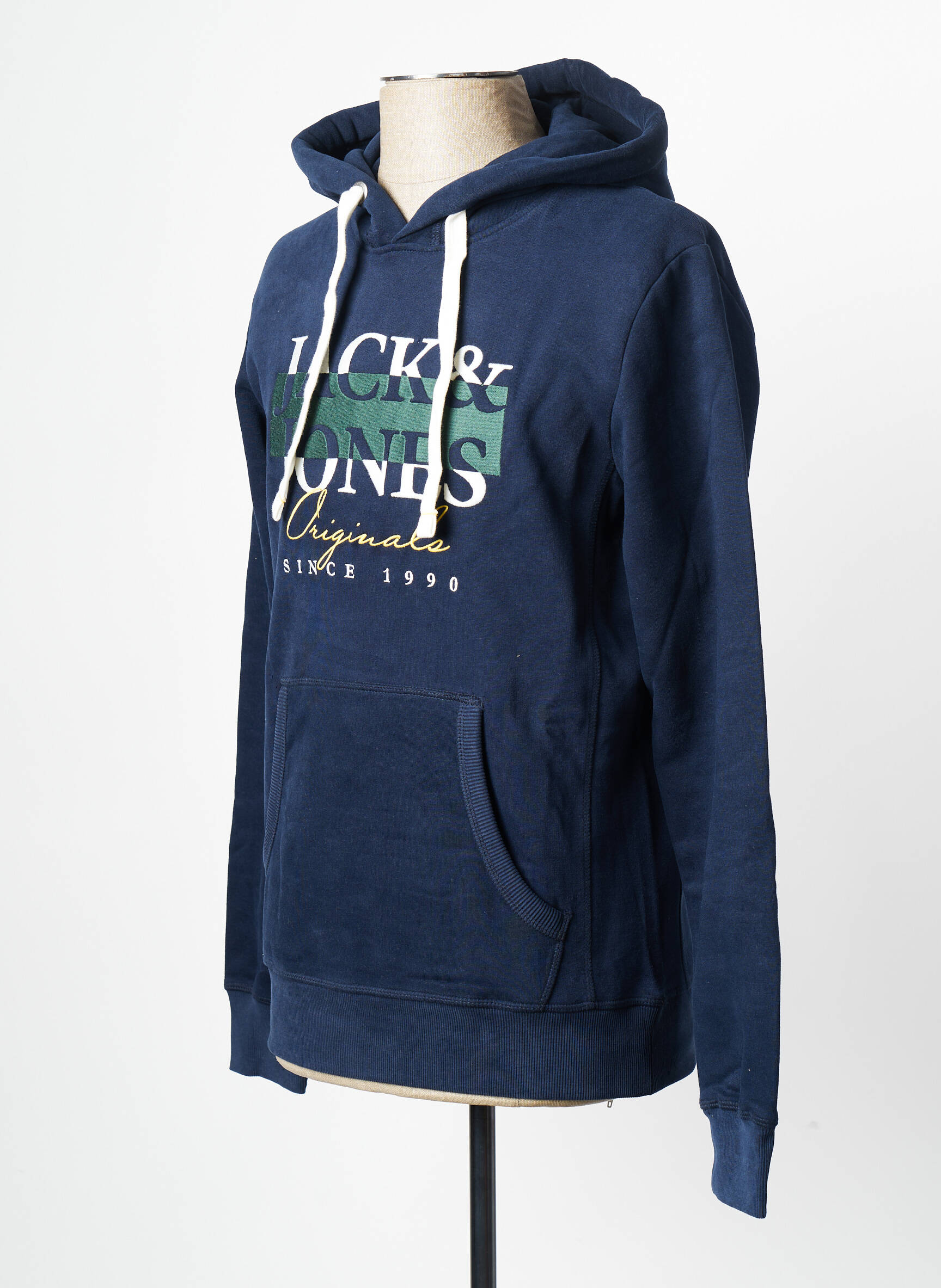 Kapišonas apvalus kaklas mėlyna JACK & JONES vyras