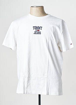T-marškinys apvalus kaklas baltas TOMMY HILFIGER vyras